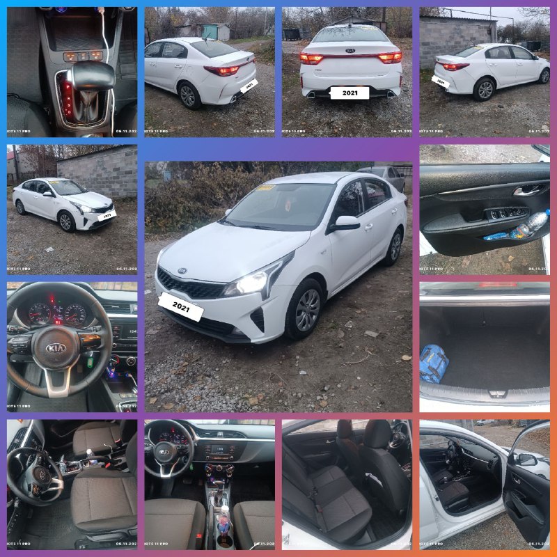 Срочная продажа🚨🚨🚨❕2️⃣0️⃣2️⃣1️⃣ ГодКиа РиоАвтоматМультирульПодогрев сидений/руляКондиционер 2...