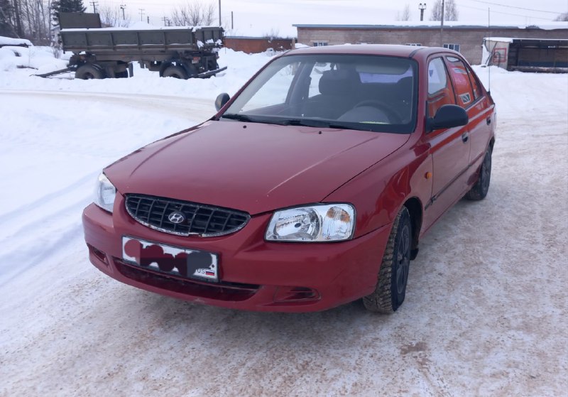 Хендай  акцент 2005 года с кондиционером, (из нового - сцепление,  акумлятор,  редукторный стартер (...