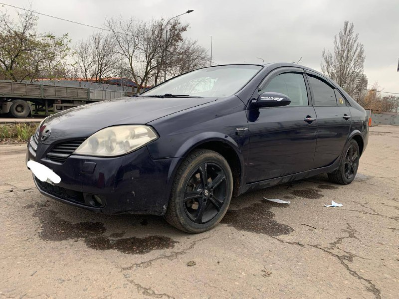 Nissan Primera p12 1.6мт 2004 Запрет 🚫 без залога Все доки на руках На полном уверенном ходу , двс,...