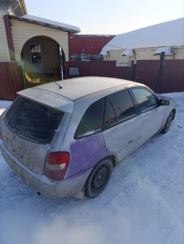 мазда фамилия 1.5 автомат дно пороги переварены автомат не пинается отхимчищенный салон нет искры (п...