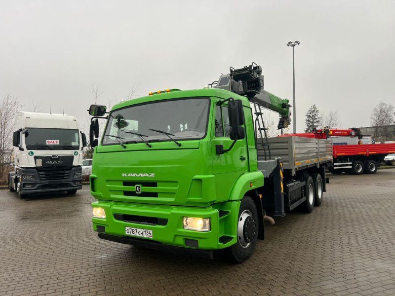 🚀 НОВИНКА! В продажу поступил Бортовой КАМАЗ Т2231 65116-5Н с КМУ GREEN GROWTH 8 т. 🔸КМУ - 2025 г....