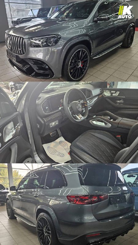 🔥Mercedes-Benz GLS63 AMG, 2025🔥 ❗️В наличии, в Москве❗️ Цвет: серый селенит Салон: черный Двигате...