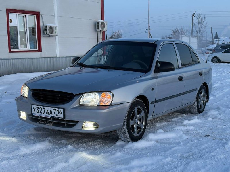 Акцент, 2007 года, птс оригинал 1.5 бензин, механика, на уверенном ходу Комплектация с кондиционеро...