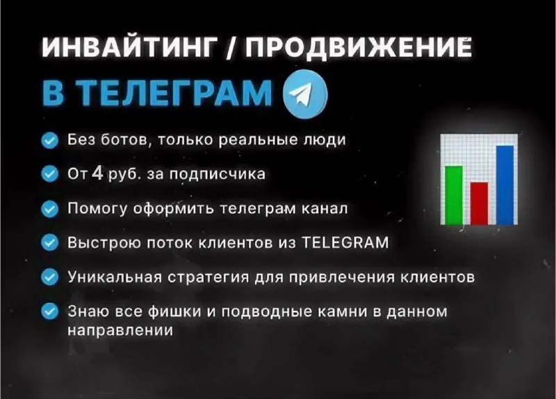 🔥▫️🔥🔥🔥🔥🔥▫️🔥 Помогу с Инвайтом ➡️ приглашу людей в ваш чат телеграм. Это один из недорогих способов ...