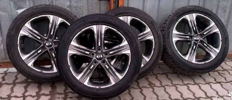 Зимние Колеса kia Optima k5 r18 235/50 ET 50.5 сверловка 114.3 DIA 67.1 27к₽...