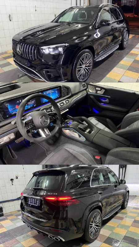 🔥Mercedes-Benz GLE 53 AMG SUV, 2025 🔥 ❗️В наличии, в Москве❗️ Цвет: черный Салон: черный Двигате...